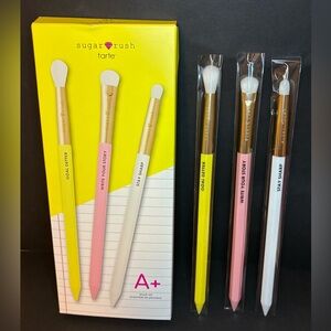 Tarte Sugar Rush A+ 3 Piece Makeup Brush Set NIB